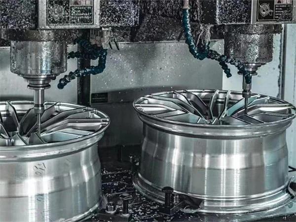 Precision CNC machining workshop